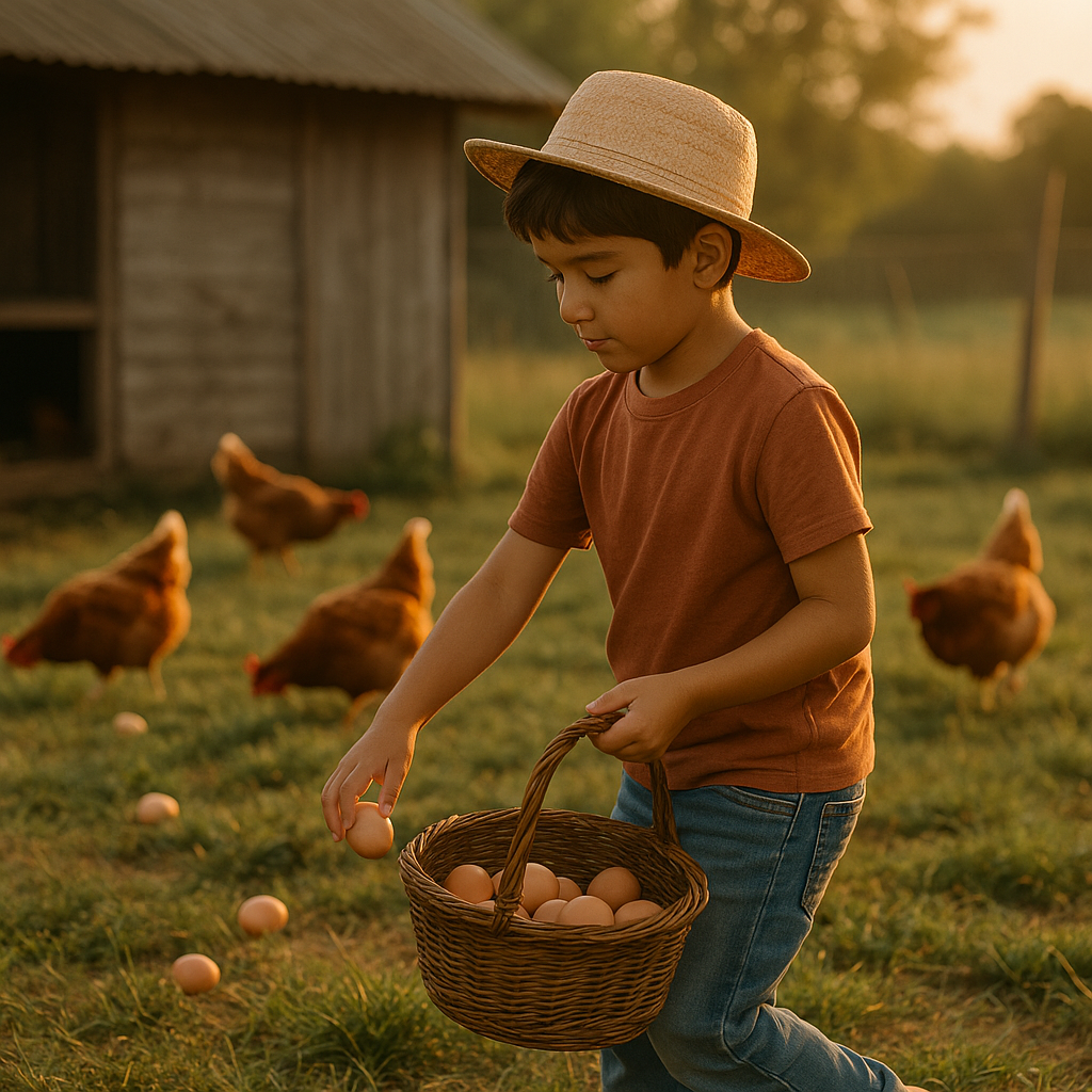 Gallinas felices
